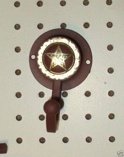 Western Decor Bathroom Accessories Texas Star Robe Hook
