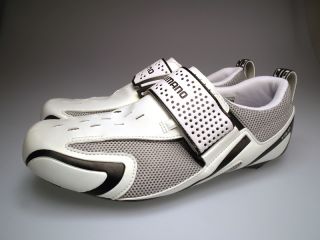 Shimano Road Triathlon Tri Bike Shoe TR31 SPD SL Cycling Shoes White 