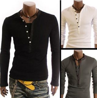   Stylish Casual Formal Stretch Slim Fit Shirt Active Jumper HS