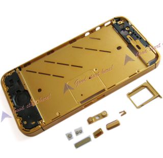 New Plating Gold Bezel Plate Frame Middle Chassis for iPhone 4S 4GS 