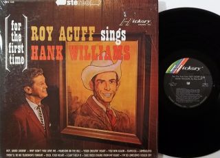 ROY ACUFF Sings Hank Williams HICKORY LP NM shrink nice country vinyl 