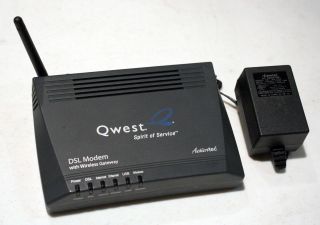QwestActiontec GT701 WG Wireless DSL Modem with Power Supply