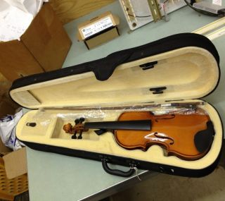 Adagio Em 50 Violin with Case Bow 1 4