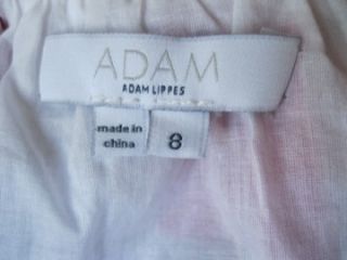 Adam Lippes Colorblock Strapless Sun Dress Beach Short Mini Size 8 