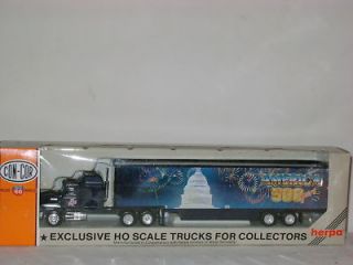 Route 66 Tractor Trailer Capitol Dome Herpa HO Train
