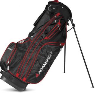 New Adams Golf Hornet 12 Stand Bag Black Red