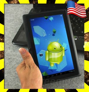   A13 Capacitive Multi Touch Android 4 ICS Black Mid Tablet PC