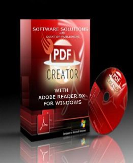 PDF Creator Suite Adobe Acrobat Reader 9 for XP Vista Windows 7