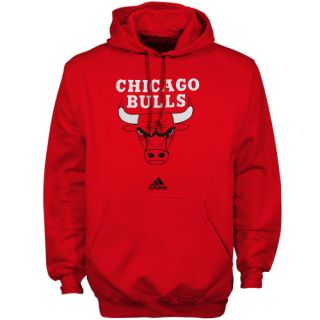 adidas Chicago Bulls Red Primary Logo Pullover Hoodie Sweatshirt