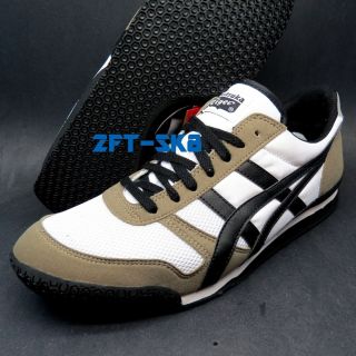 Asics Onitsuka Tiger Ultimate 81 Black White Sand Mens Casual Shoes 