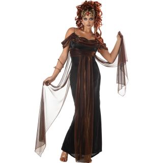   Siren Adult Costume Medusa Mythical Mythology Greek Grecian