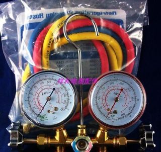   Air Conditioning AC Diagnostic Manifold Gauge Tool Set sn
