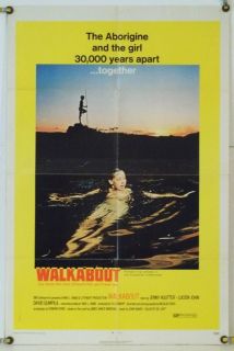 WALKABOUT FF ORIG 1SH MOVIE POSTER NICOLAS ROEG JENNY AGUTTER 1971