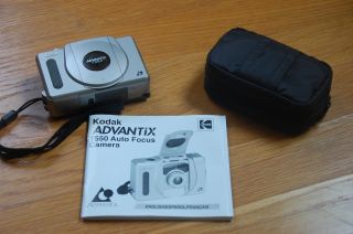 Kodak Advantix T550 Auto Focus APS Point and Shoot Film Camera w BAG 
