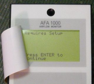 Tel AFA 1000 1 Fume Hood Alarm Lab Airflow Safety Monitor