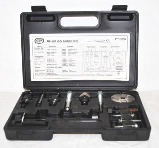AIR CONDITIONING COMPRESSOR/ CLUTCH SERVICE TOOL KIT WITH CASE ADT 