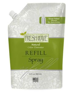 Fresh Wave Spray Refill 32 oz Odor Eliminator Easy Pour Pouch