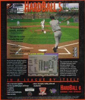 Hardball 5 PC CD MLBPA Major League Practice Home Run Pitch Baseball 
