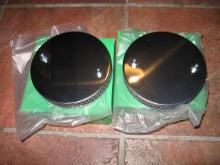 New Pair of Chrome Pancake Sports Air Filters for 1 1 4 Su MG Midget 