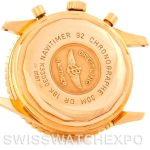 Breitling Navitimer Airborne 18K Yellow Gold Watch K33030