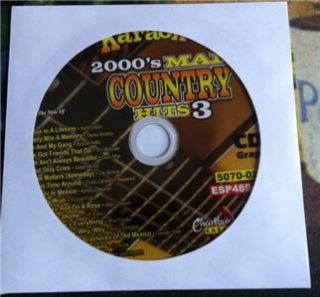 2000s Male Country 3 Vol 2 Chartbuster Karaoke CDG CD G Lonestar $19 