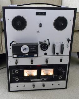 Akai M 10 Reel to Reel Tape Recorder Working