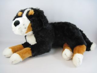 Steiff Bernese Mountain Dog Plush American Kennel Club Collar Stuffed 