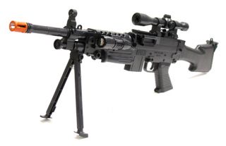   Machine Gun Airsoft Assault Rifle SPRING FPS 200 Bipod M833 Air Soft
