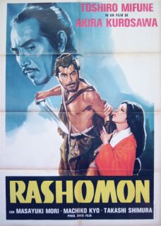 Rashomon 39X55 Italian Poster Akira Kurosawa Classic