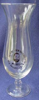 Al Hirt New Orleans Hurricane Beer Bar Glass Barware