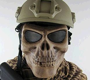 Skull Airsoft Paintball Wargame Protective Gear Full Cover Mask