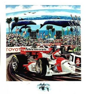 Randy Owens Dances with Whales Autographed by Al Unser Jr