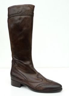 Alberto FERMANI Boots Woman Leather Made in Italy 38 F607 High Quality 