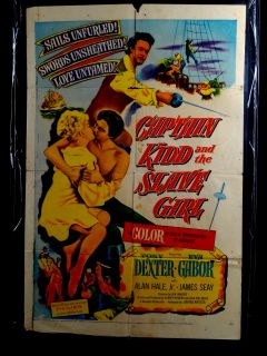   Kidd and The Girl One Sheet 1954 G Tony Dexte Gabor Alan G