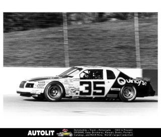 1986 Prototype Race Car Factory Photo Alan Kulwicki