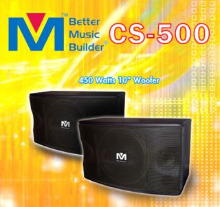 Better Music Builder 450W Karaoke Speakers BMB CS 500