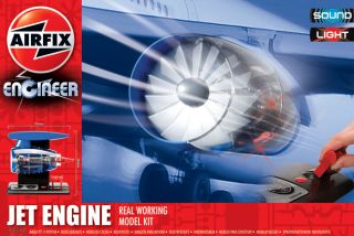 Airfix Kit A20005 Airfix Engineer Jet Engine Working Model Light Sound 