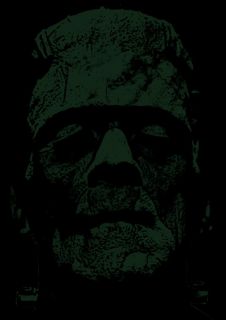 Frankensteins Horror Monster Mary Shelley on Image of Boris Karloff T 