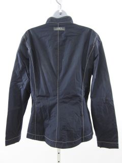 you are bidding on a alessandro albanese navy nylon jacket coat sz l 