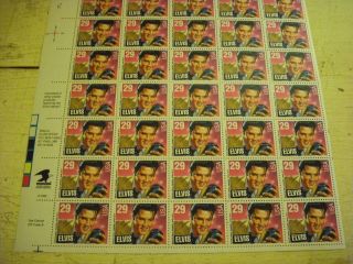 Elvis Presley Sheet of 40 Stamps excellent condition 1993 Scott 2721 