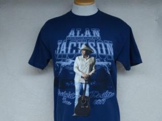 Alan Jackson Concert T Shirt 2011 Freight Train Tour M