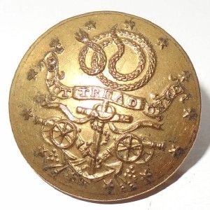 Providence Train of Artillery   Alberts RI 30   21mm Uniform Button 