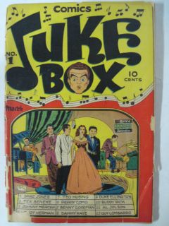 JUKE BOX COMICS #1 MARCH 1948 ALEX TOTH SPIKE JONES BENNY GOODMAN DUKE 