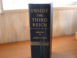 Inside The Third Reich Memoirs by Albert Speer 1970