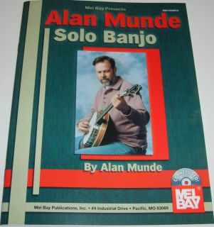 Alan Munde Solo Banjo Songbk CD 5 String Intermediate