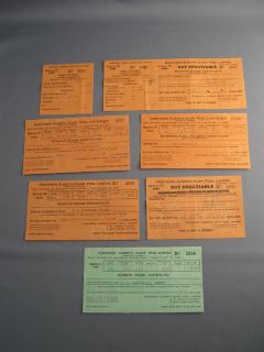 Lot of 1940s Northern Alberta Dairy Pool Reserve Share Certificates 
