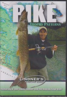 Pike Trophy Patterns Lindner Trolling Fishing DVD New