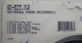 Aladdin Go Kit 32 Purex WhisperFlo Pump Repair Kit