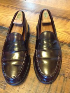 Alden SHELL CORDOVAN Leisure Handsewn Moccasin 9E mens shoes