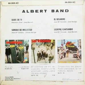 Listen ALBERT BAND *EL DESARME* 1968 freakbeat psych garage EP